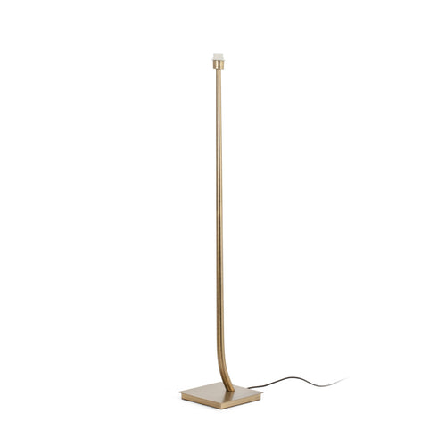 Faro Rem - Staande lamp 1 licht antiek goud - lampenkap niet inbegrepen, E27