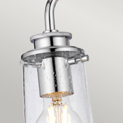 Braelyn Kichler 3-lichts wandlamp chroom IP44