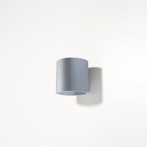 Sollux Lighting Wandlamp ORBIS 1 grijs - 10x12x10cm