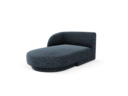 Micadoni linker meridiaan Miley chenille, koningsblauw - 156x90x70cm