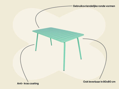 MaximaVida metalen tuintafel Max 150 x 80 cm cactus