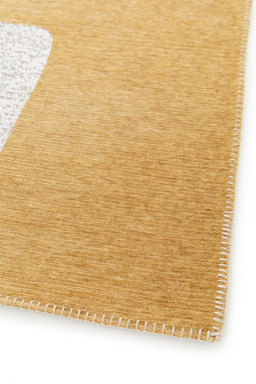 AFK Living vloerkleed Dedale - voor binnen en buiten - geel - 120 x 170 cm