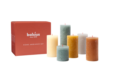 Bolsius rustieke kaarsen set - Nordic Ambiance - vtwonen shop