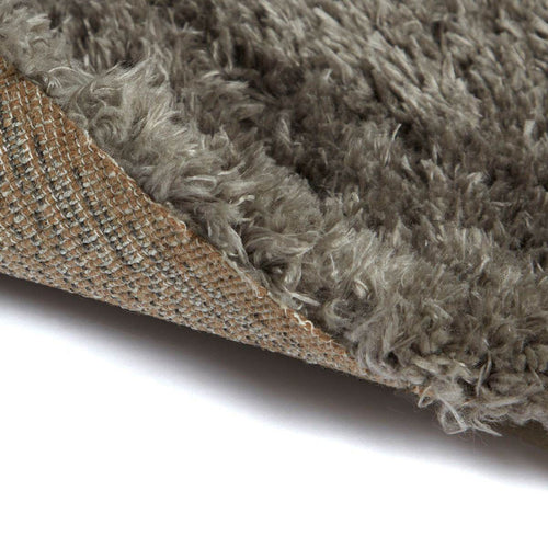 Interieur05 Rond Hoogpolig vloerkleed Fender grijs/lichtgrijs - 240 x 240 cm