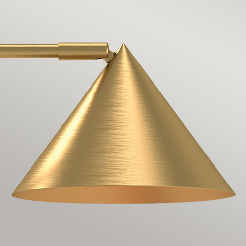 Schreibtischlampe Modern Gebürstetes Gold 1x E27