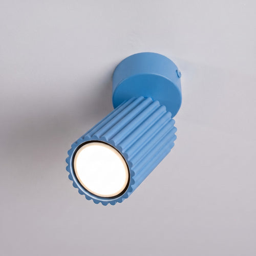 Sollux Lighting Plafondlamp KARBON 1 lichtblauw - 7x7x18cm