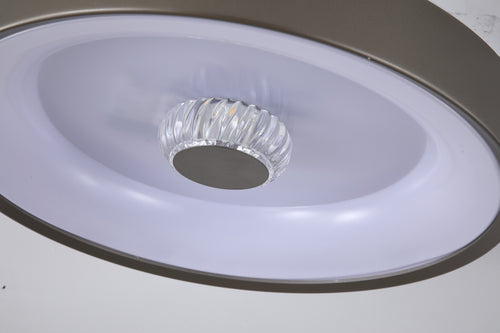 Searchlight plafondlamp Polka - 1 lichts - 38.5  x 7.5   cm - brons