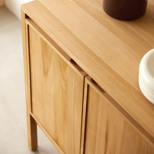 Tikamoon  Teakhouten buffetkast 160 cm - Naturel