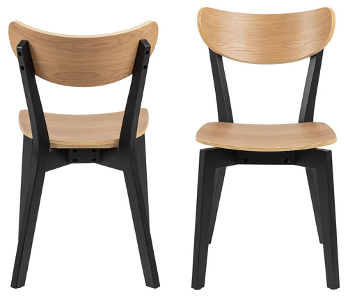 BRAM Eetkamerstoel Hamar - Set van 2 - Eiken