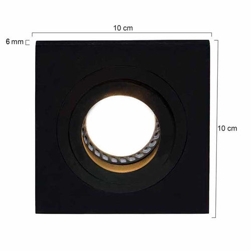 Steinhauer Pélite Inbouwspot - GU10 - Zwart - vtwonen shop