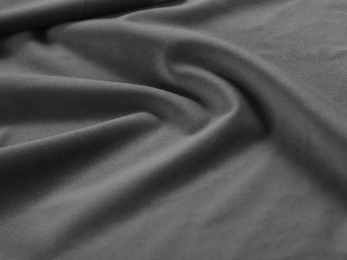 Cosmopolitan Design Opbergbed met hoofdeinde Campi 200x140cm flueel grijs - 230x208x80cm