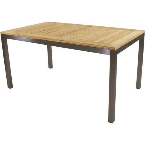 Lesli Living tuintafel Marmaris - zwart - 152∕210x90x76cm