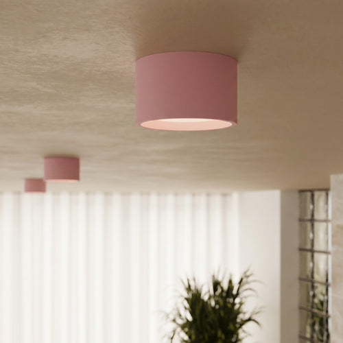 Sollux Lighting Plafondlamp MODO 1 roze Gx53 - 10x10x6cm