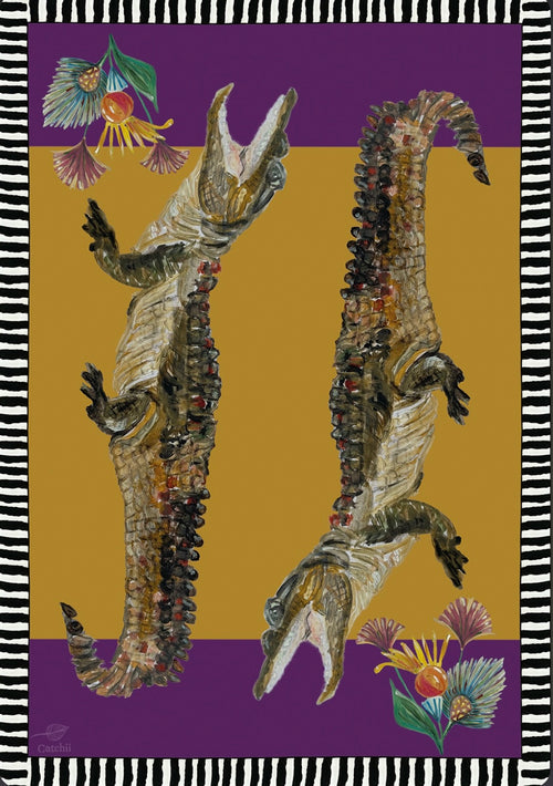 Catchii Placemat Crazy crocodile