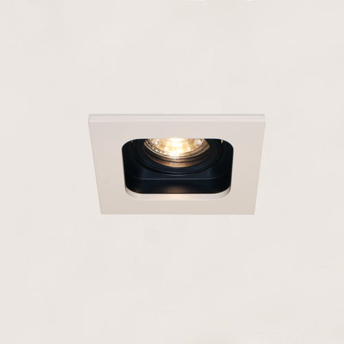 Artdelight Inbouwspot Moggio 1L - Wit/Zwart
