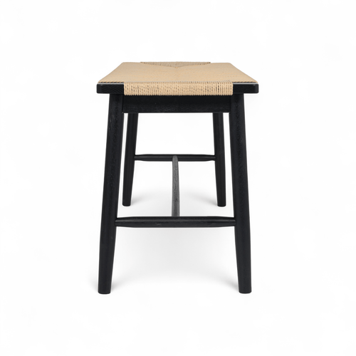 Furnhouse bankje Prime - Zwart - Papiergaren - 35x110x47