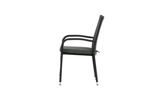 Rebellenclub Tuinstoel Elba - Set van 2 - Zwart - vtwonen shop