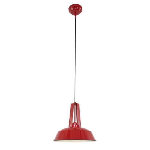 Mexlite hanglamp eden - 1 lichts - 42x 200 cm - rood - vtwonen shop