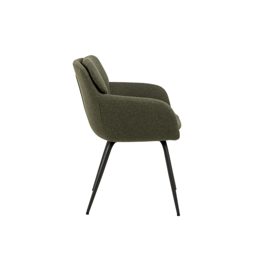 Rebellenclub Eetkamerstoel Nevis - Olijfgroen - vtwonen shop