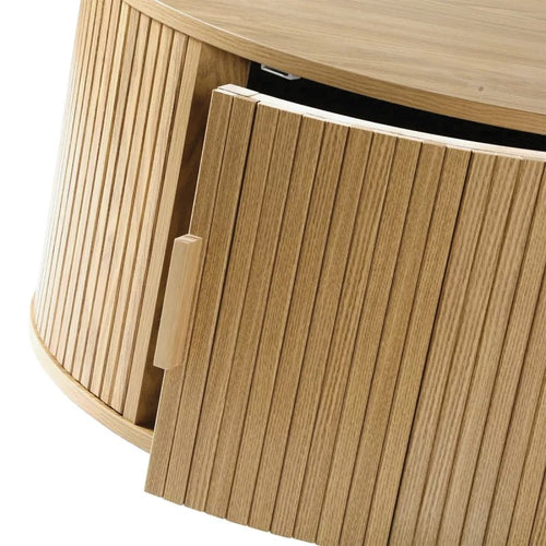Calicosy - ERNEST Salontafel - Licht hout - 75x75x35,5 cm