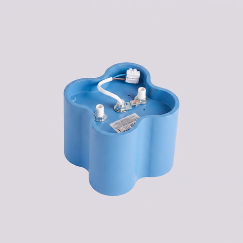 Sollux Lighting Plafondlamp OVIO 1 azuurblauw GU10 - 12x12x10cm