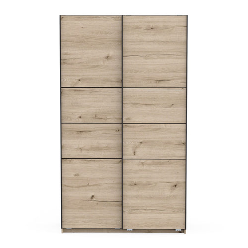 Calicosy - 2-deurs LINE - Licht hout 116,6x59,8x203 cm