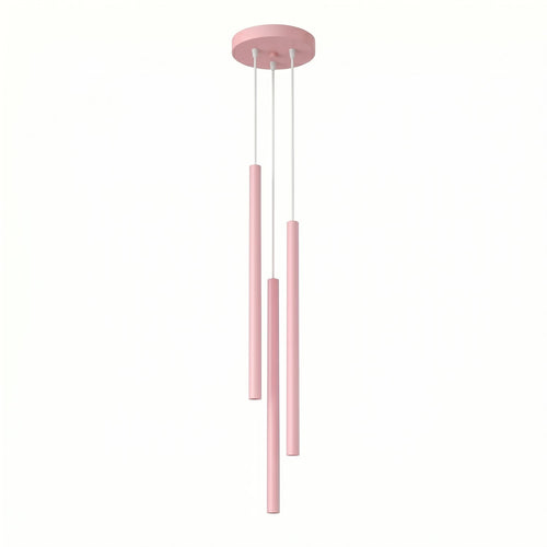Sollux Lighting Hanglamp PASTELO 3P roze - 19,5x19,5x115cm