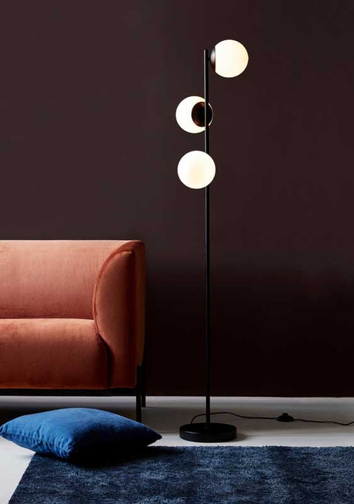 Nordlux Lilly Vloerlamp - 3-lichts E14 - Zwart