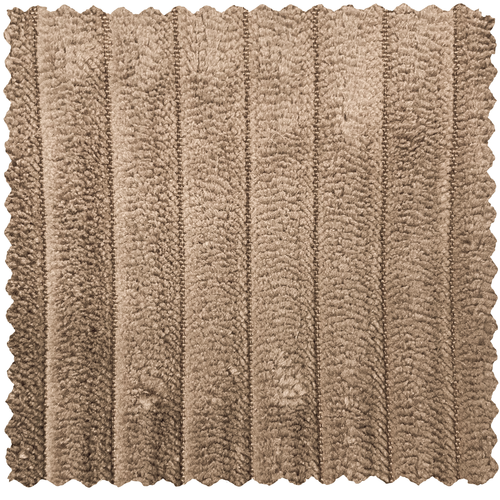 WOOOD 1-zits element bank arm links Novi - Ribstof - Taupe - 86x109x113