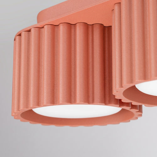 Sollux Lighting Plafondlamp AURA 3 perzik Gx53 - 32,5x10x8cm