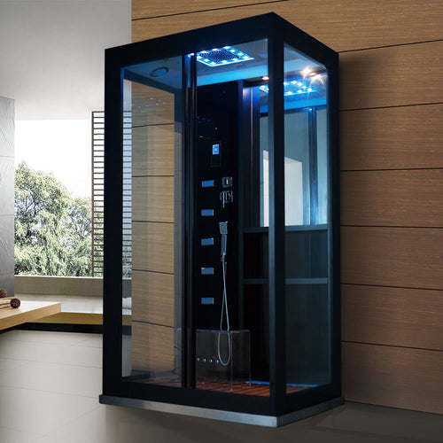 Home Deluxe Stoomdouche LUXORY XL Zwart