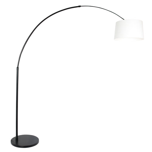 Steinhauer vloerlamp Sparkled - 1 lichts - 190x 230 cm - zwart wit