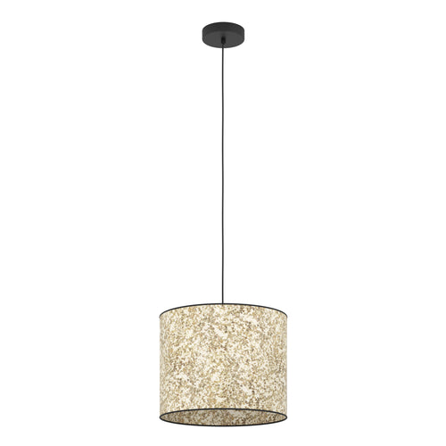 EGLO hanglamp Butterburn - e27 - ø 36 cm - zwart/wit/groen