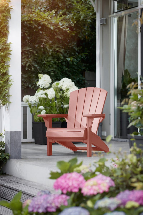 Keter Troy Adirondack Tuinstoel - 85x80x96,5cm – Terracotta