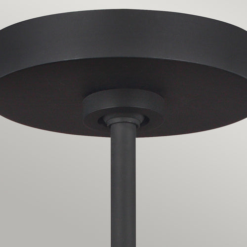Elstead Asher 5-lichts hanglamp, middernachtzwart, E14