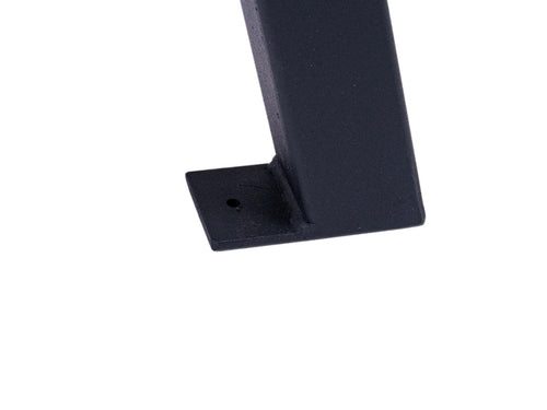 MaximaVida set industriële bankpoten New York zwart gecoat - inclusief grondverankering - vtwonen shop