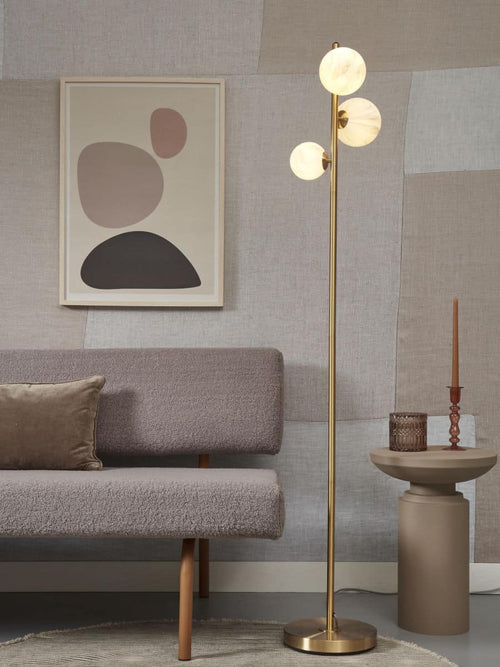 it's about RoMi vloerlamp Carrara - wit - 30x30x160cm - vtwonen shop