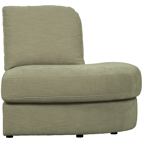 vtwonen 1-zits bank element ronde hoek rechts Family - Polyester - Groen -85x93x98 - vtwonen shop