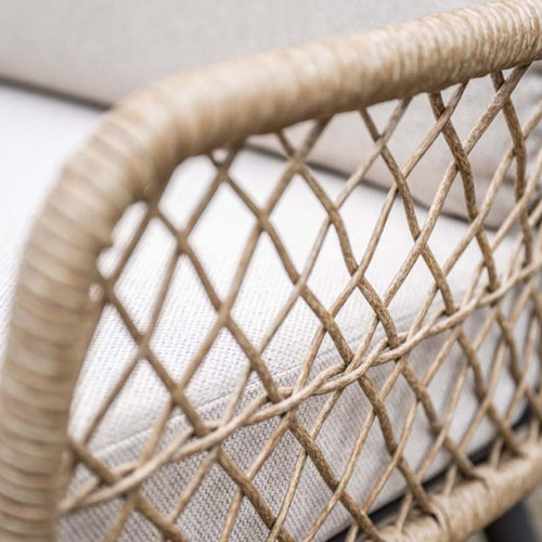 Allasio lounge-dining hoekset - 5-dlg. - c.black - desert sand - VW