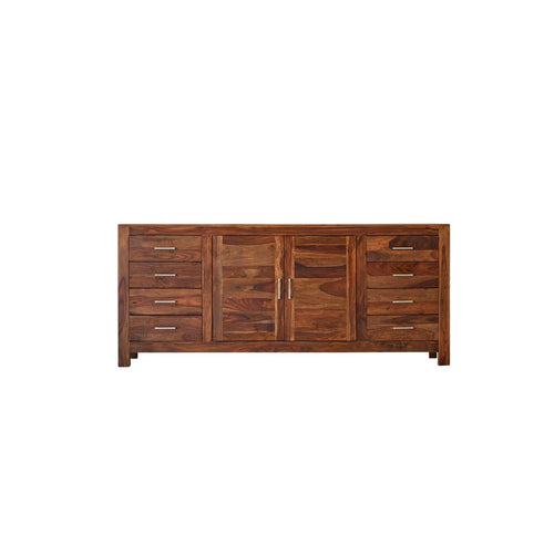 Tikamoon Mezzo - Massief palissander buffet 205 cm - Bruin