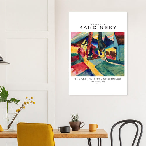 Artfulprints  Wassily Kandinsky - Two poplars   poster 30x40 cm