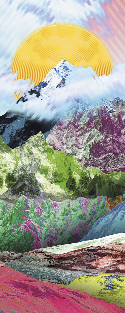 Sanders & Sanders fotobehang landschap multicolor - 100 x 250 cm - 611907