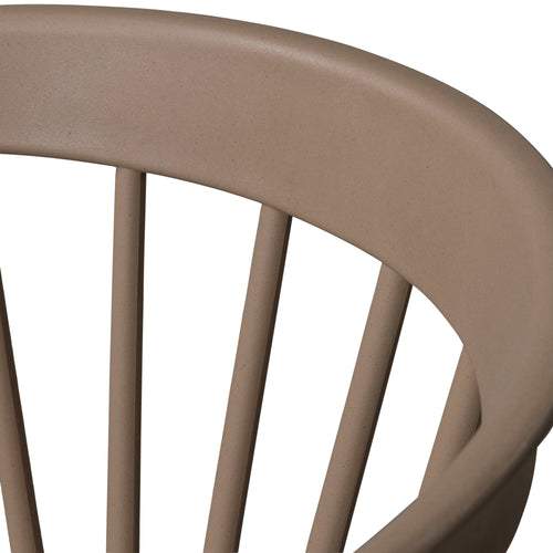 WOOOD tuinstoel Bliss - Bamboo Fiber - Bruin Melange - Set van 2