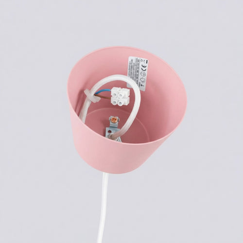 Sollux Lighting Hanglamp BILO roze - 35x35x120cm