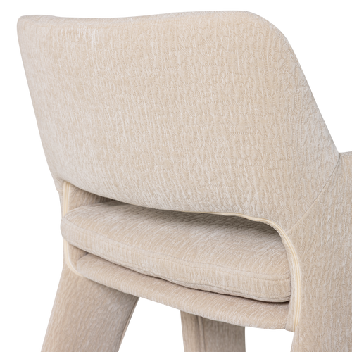 vtwonen eetkamerstoel Bigfoot - Chenille - Zand - 78x57x56