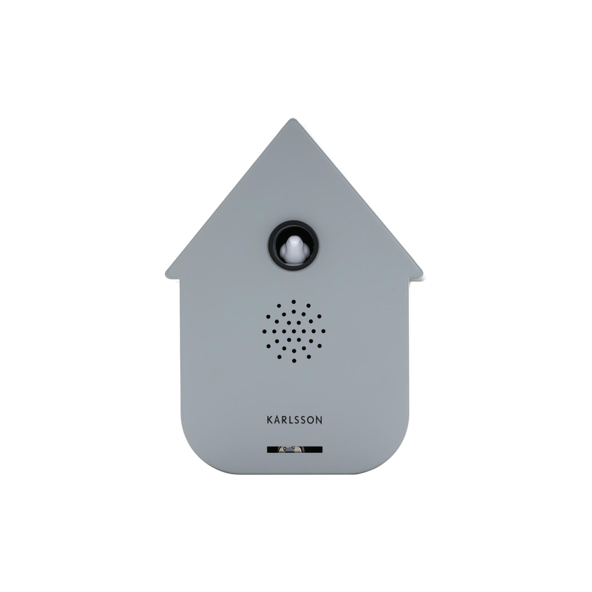 Karlsson ornament Sound Box Modern Chuckoo - grijs - Ø12cm
