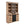 Starfurn Vitrinekast Fresno - Naturel Hout - 160x45x220cm