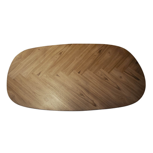 Giga Meubel Bartafel Organisch - Naturel Hout - 140x80x92cm