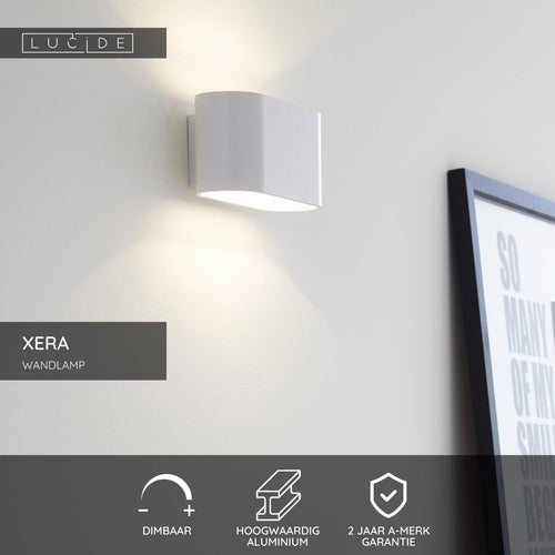 Lucide wandlamp XERA - 1xG9 - Wit