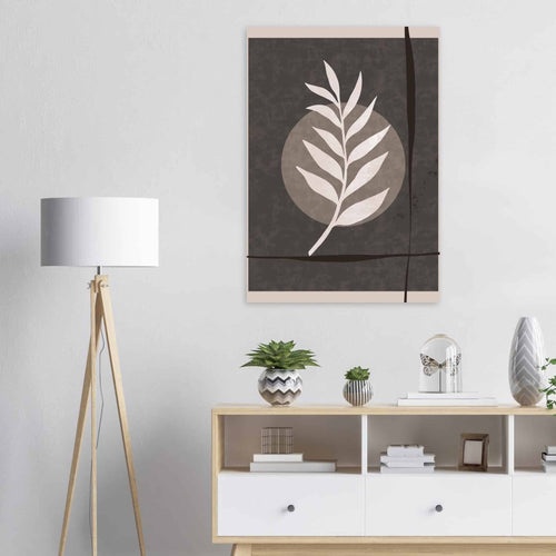 Artfulprints Poster Boho – Framed nature   - 50x70 cm - Groen